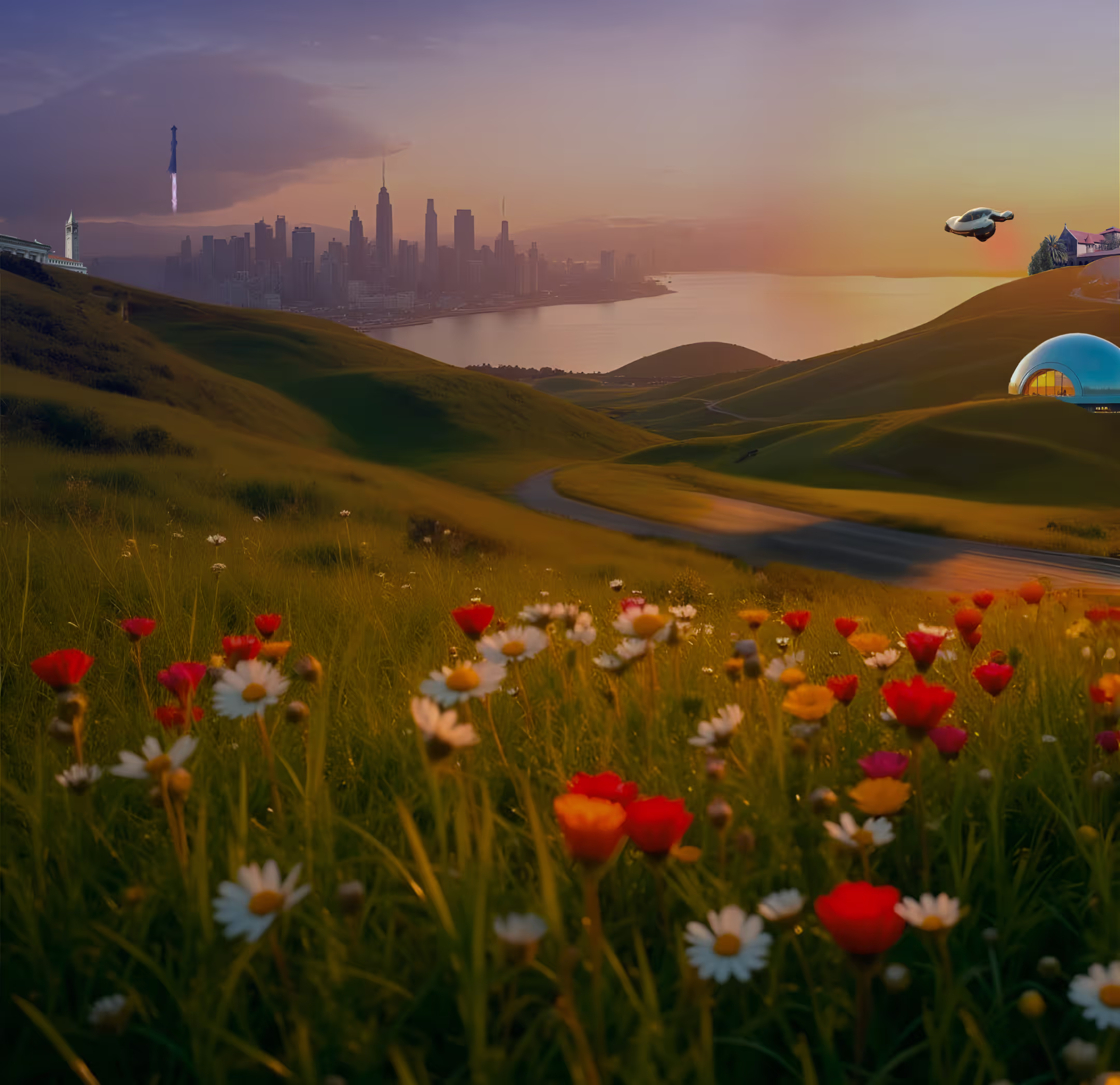 Sanskrit text asking 'Who am I?'